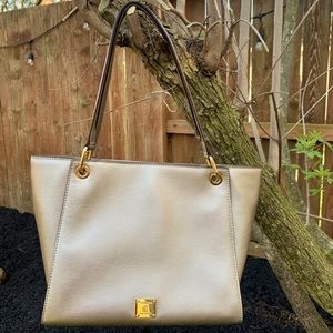 Lauren Ralph Lauren Gold Shoulder Bag